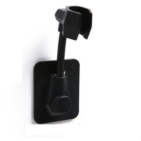 Support de pommeau de douche universel multifonctionnel réglable, accessoire de douche noir