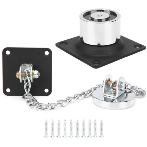Support de porte électromagnétique 12 V/24 V, butée à 4 fils à forte aspiration de 132,3 lb pour portes coupe-feu
