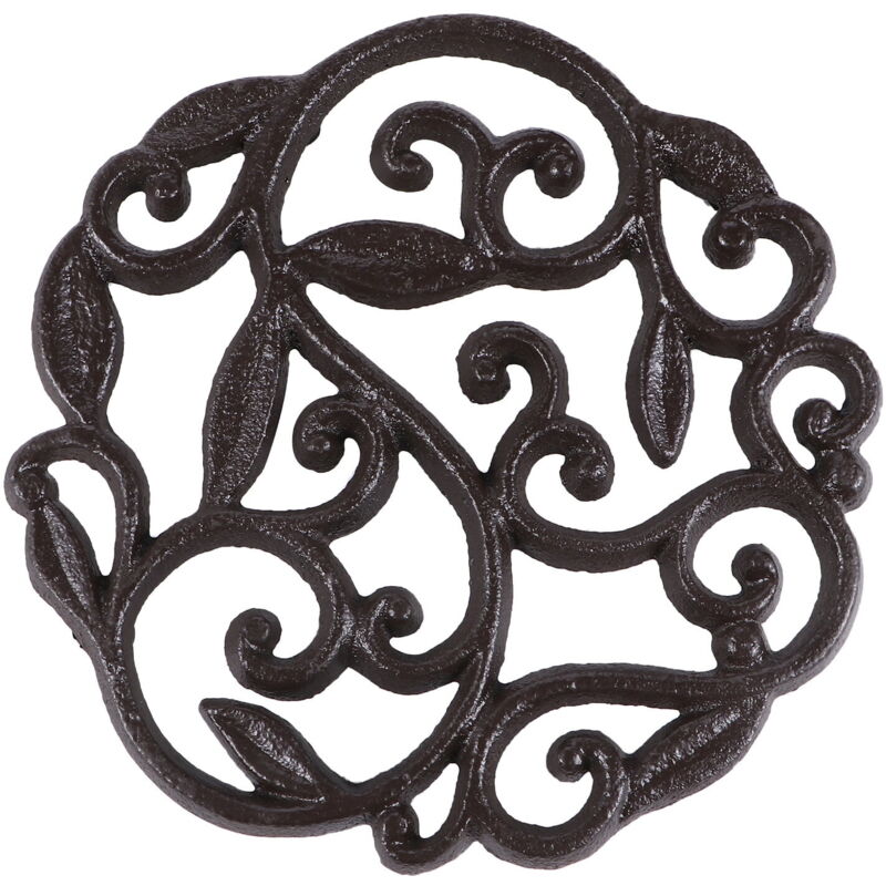 Support de pot de fleurs antidérapant Support de pot de fleurs Protecteur de sol pour pot de fleurs (café)