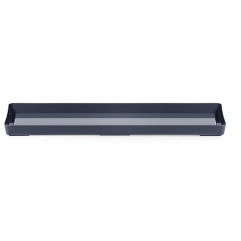 Support de pot de fleurs pour balcon, anthracite, 54,5 cm, Agro