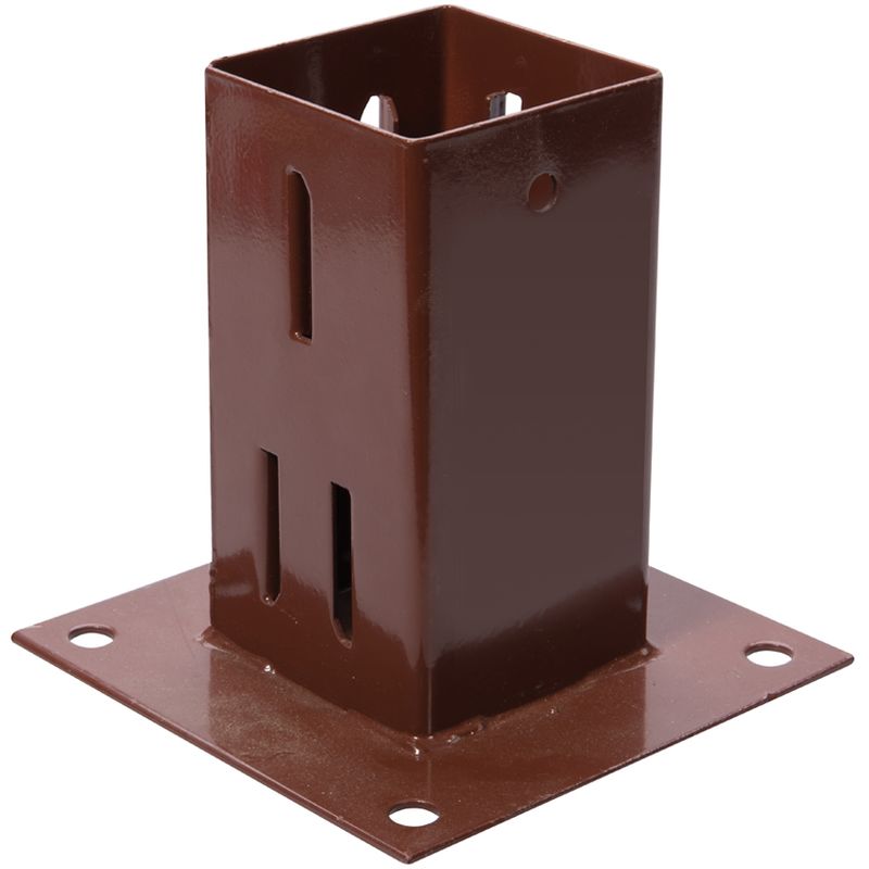 Support de poteau à emmanchement simple 75 x 75 mm Fixman 376663