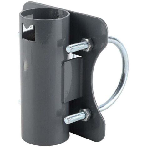 Support de poteau d'antenne rectangulaire 30 mm-50 mm, adaptateur de support universel réglable en U, support de montage d'antenne sur toit compatible avec l'antenne parabolique rectangulaire V2