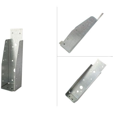 Support de poteau lourd sans lèvre pour poutres de 5 x 20 cm -
