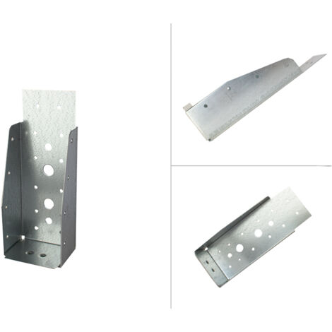 Support de poteau lourd sans lèvre pour poutres de 7.5 x 20 cm -