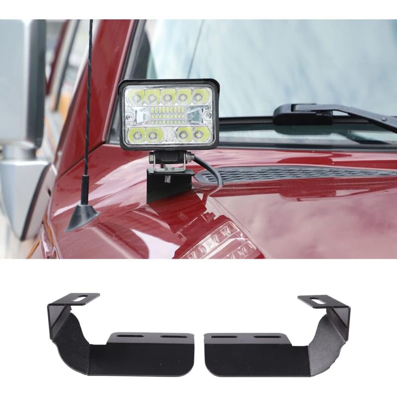 Start - Support de projecteur à led pour capot de voiture adapté pour Toyota fj Cruiser 2007-2021, kits de support de montage de lampe de travail à