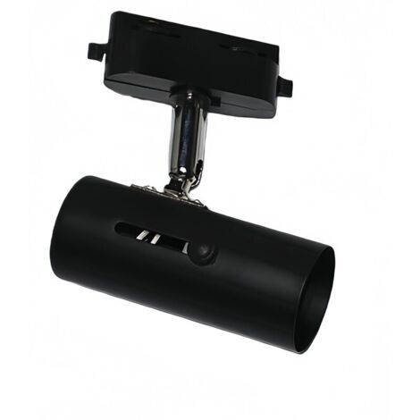 Support de projecteur LED sur rail E27 universel PAR20/PAR30/PAR38 – Orientable, aluminium renforcé, noir, sans ampoule