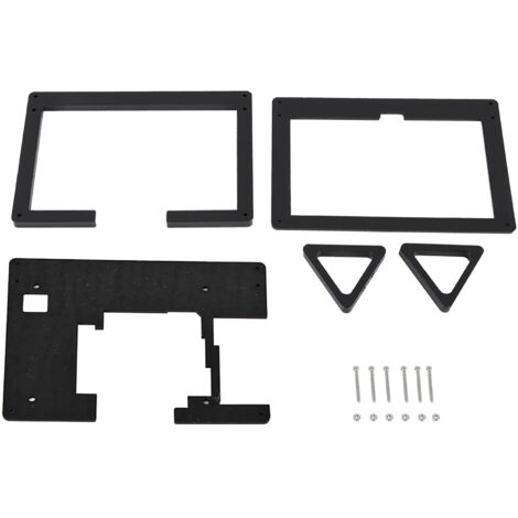 Support de protection en acrylique de 5 pouces pour écran LCD Raspberry Pi - Noir
