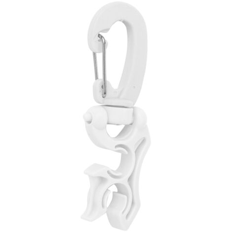 Support de Raccord pour Régulateur de Plongée, Attache Rapide et Crochet Fixe pour Équipement de Plongée - Blanc
