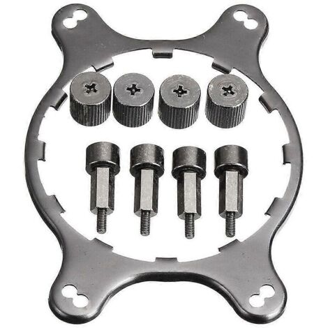 Support de Radiateur pour AM4, Support de Ventilateur CPU Stable et Plaque Arrière Renforcée