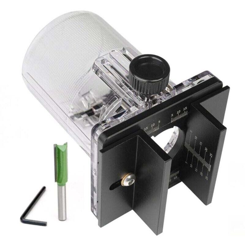 Support de rainurage 2 en 1 pour défonceuse à bois 65 mm