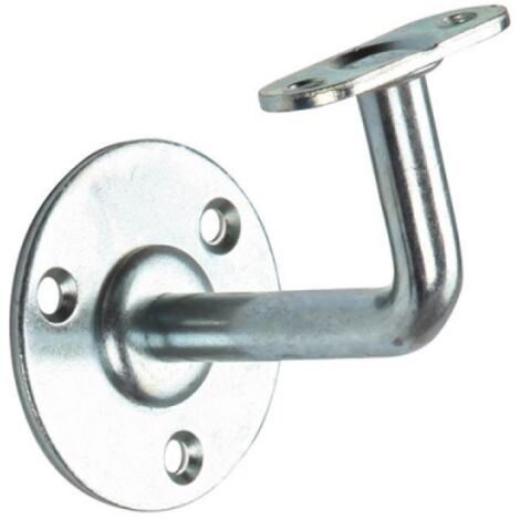 Support de rampe sur platine ronde à visser inox - MAP Industries