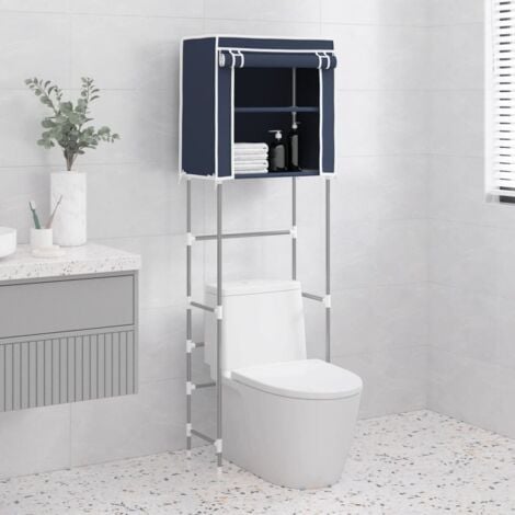 Meuble de rangement Geta pour WC à 2 portes 170 x 66 x 23 cm [en.casa]