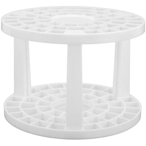 Support de rangement 49 trous pour pinceaux maquillage et stylos ongles, organisateur multifonction blanc pour salon, bureau ou maison