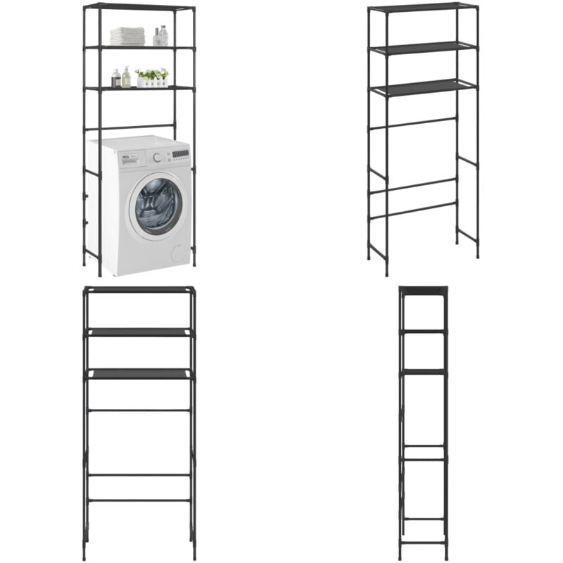 Vidaxl - Support de rangement au-dessus lave-linge 3 niveaux 69x28x169cm - support de rangement au-dessus de lave-linge - supports de rangement