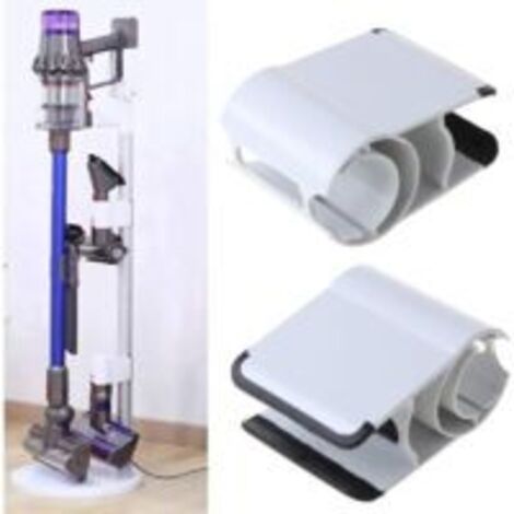 Support de rangement avec clip pour aspirateur sans fil Dyson V7, V8, V10 et V11. Durable, pratique et de haute qualité.