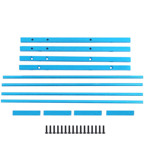 Support de rangement pour pneus de voiture RC 1/10 TRX4/SCX10, roue de simulation 1,9 pouce, étagère à pneus bleue