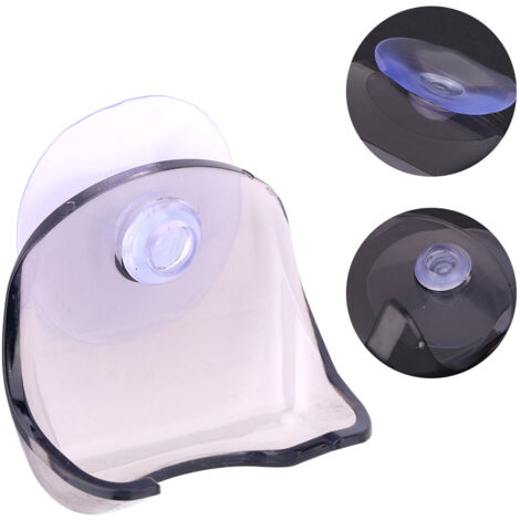 Support de Rasoir Ventouse Murale, Porte-Rasoir de Salle de Bain, Accessoire de Douche avec Ventouse, Rack à Ventouse pour Rasoir