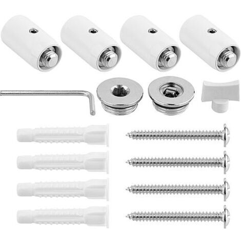 Support de rechange pour radiateur de salle de bain Garda, blanc