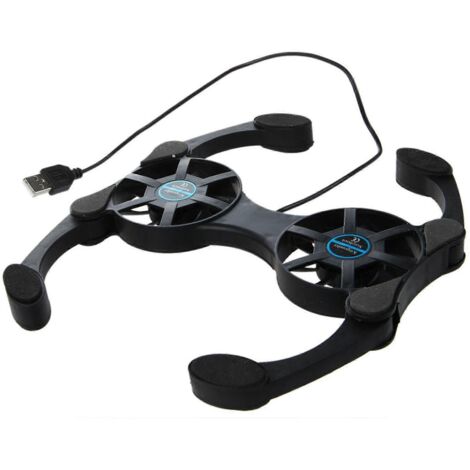Support de refroidissement portable pour ordinateur portable 11-18 pouces, alimenté par USB, pour gamer.