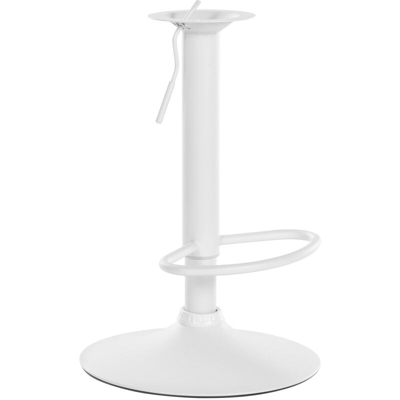 CLP - Support de remplacement pour tabouret de bar 10x10 cm Blanc