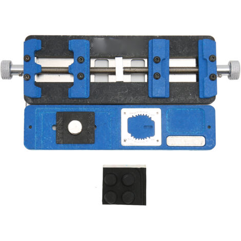 Support de Réparation Carte Mère en Alliage d'Aluminium à Roulement Denté Taille Ajustable pour Soudure et Réparation Téléphone
