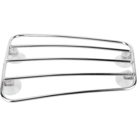 Support de réservoir moto universel, porte-bagages style rétro, support pour sacs, en argent