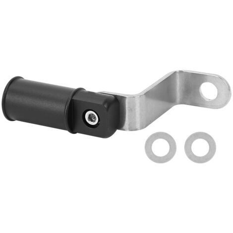 Support de rétroviseur en aluminium pour guidon de moto, fixe et robuste