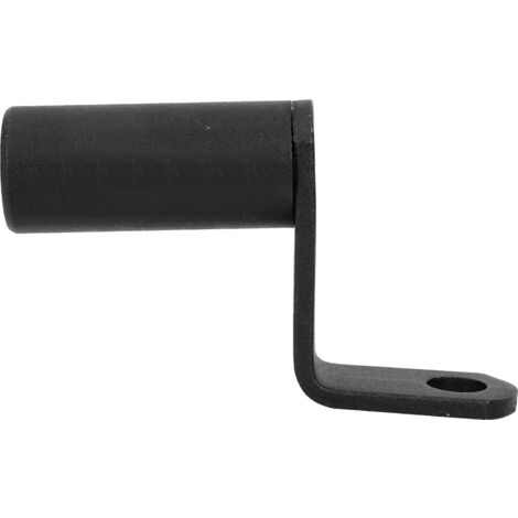 Support de rétroviseur moto avec fixation pour téléphone et serrage sur guidon, noir