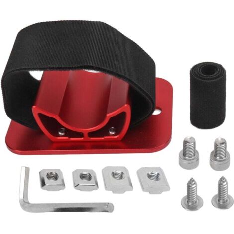 Support de roue arrière de vélo de toit pour voiture Alliage d'aluminium résistant à l'usure Support de roue arrière de vélo de toit pour voiture Coupé Hatchback Rouge