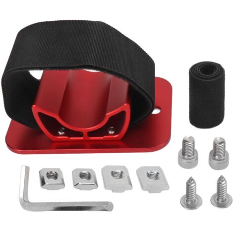 Support de roue arrière de vélo de toit pour voiture Alliage d'aluminium résistant à l'usure Support de roue arrière de vélo de toit pour voiture Coupé Hatchback Rouge