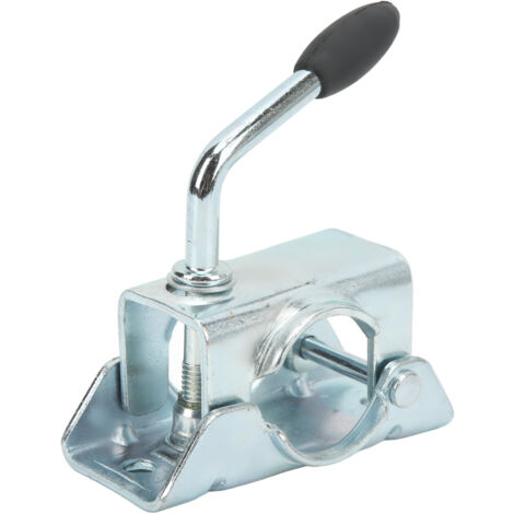 Support de Roue Jockey Pince Pratique en Fer galvanisé Robuste Support de Fixation Fendu RV Antirouille pour Remorque