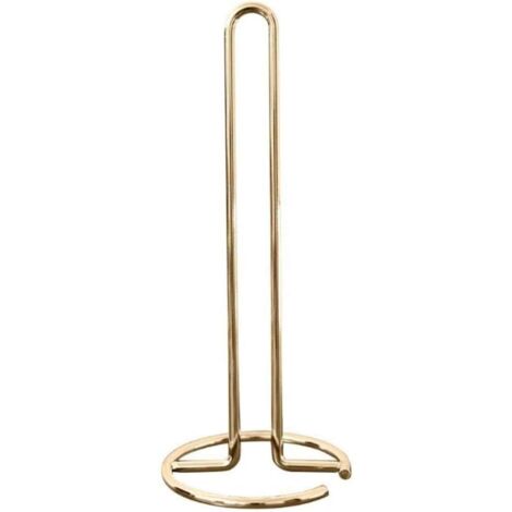 Support de Rouleau de Papier, Porte-Rouleau de Cuisine Portable en Acier Inoxydable Or Porte Rouleaux Papier Toilette Vertical en Acier Support Distributeur de Papier Pour la Cuisine Salon Chambre