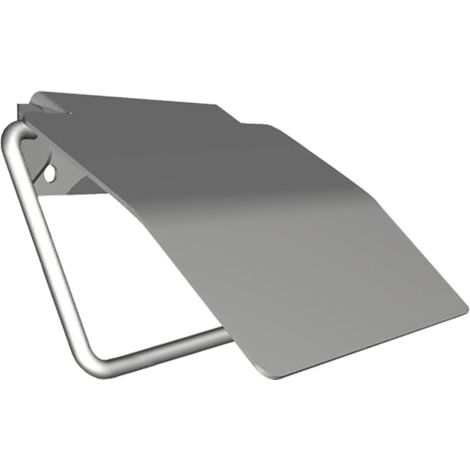 Support de rouleaux KWC AR WC, RODAN, acier inoxydable, 135x130x25mm, à fixer en surface
