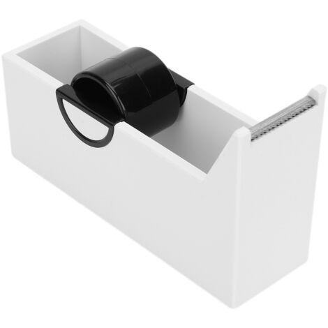 Support de Ruban Adhésif Portable pour Extensions de Cils - Coupeur de Bureau Compact Blanc