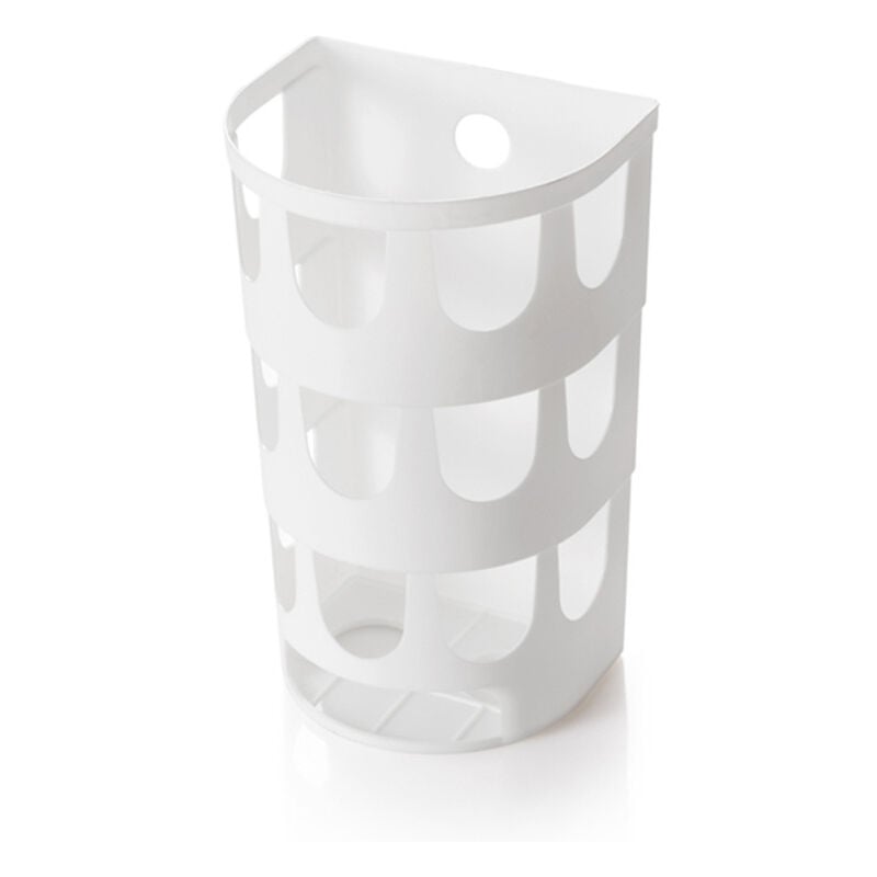 Support de sac poubelle en plastique, distributeur de sacs d'épicerie, panier de rangement de sacs poubelles, support de rangement mural