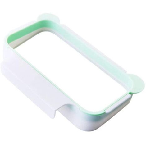 Support de sac poubelle pour porte de placard de cuisine (vert)