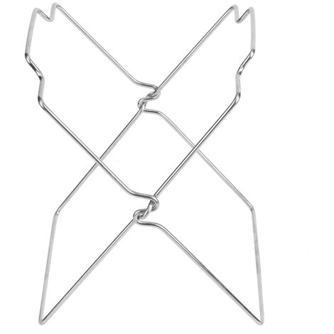 Support de Sacs Poubelle en Acier Inoxydable Pliable pour Cuisine