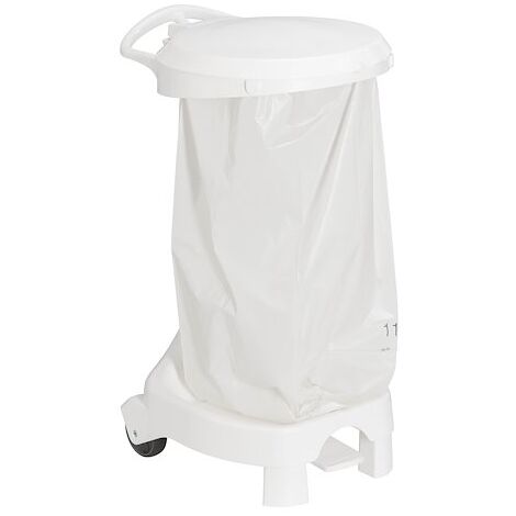 Support de sacs poubelles mobile à pédale DELTA