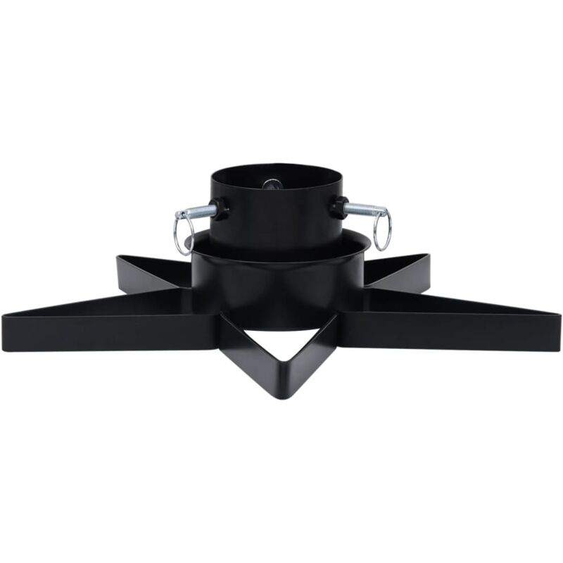 Support de sapin de Noël Noir 47x47x13,5 cm Vidaxl