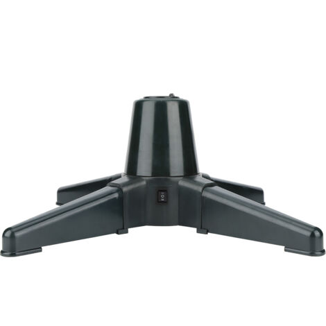Support de Sapin de Noël Rotatif 360° Électrique avec Base Tournante et Plateau Décoratif pour Maison - 50CM