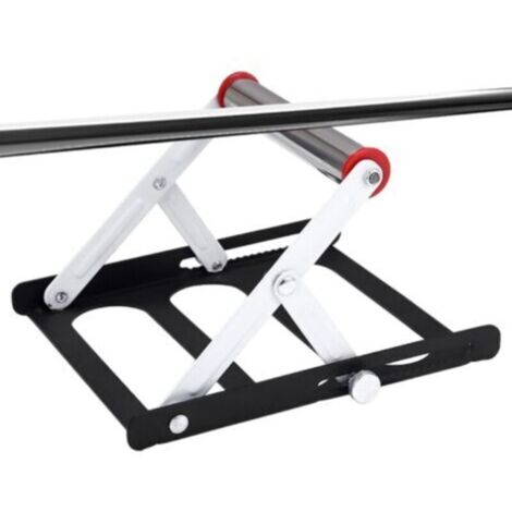 Support de scie à onglet réglable et pliable – Cadre robuste en acier pour pose de sol, menuiserie et bricolage – 1 unité