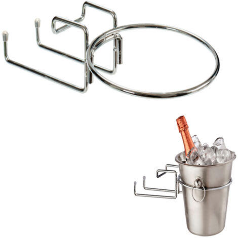 BIGBUY Support de seau en acier inoxydable de 18 cm