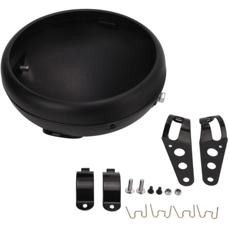 Support de seau universel pour botier de phare de moto de 7 pouces pour tubes de fourche de phare à LED 3851 mm
