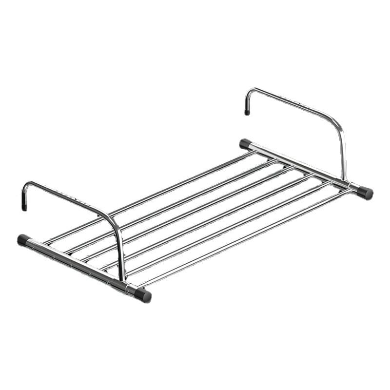 Support de séchage en Acier Inoxydable, Support de séchage Pliable for Balcon à l'extérieur de la fenêtre de la Chambre à Coucher (Size :87-160cm)