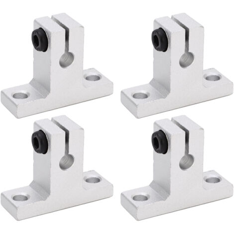 Support de serrage pour rail linéaire en alliage d'aluminium (4 pièces)
