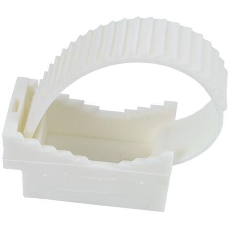 Support de serre-câbles UP-50 (10 pièces) blanc