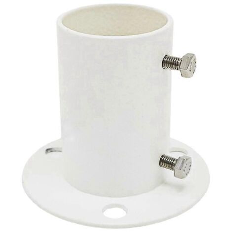 Support de siège à bride en acier inoxydable pour tringle à rideaux, support de siège tubulaire rond