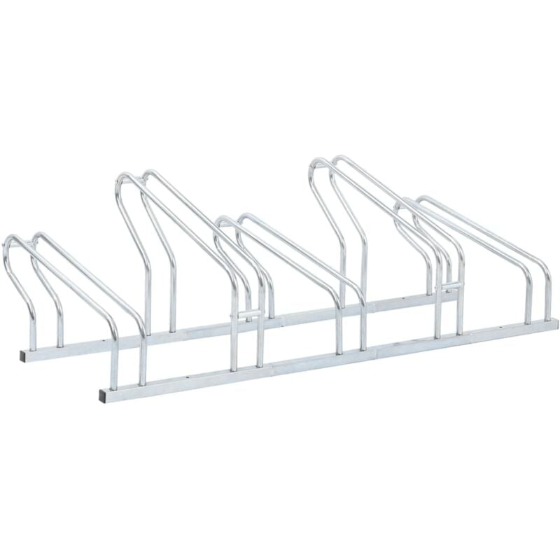 Vidaxl - Support de vélo au sol autoportant pour 5 vélos acier galvanisé