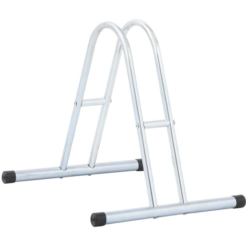 Vidaxl - Support de vélo au sol autoportant pour 1 vélo acier galvanisé