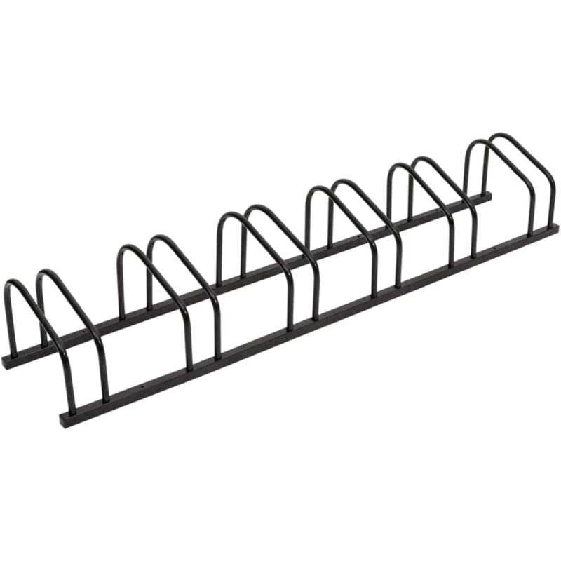 Vidaxl - Porte-vélos pour 6 vélos noir acier